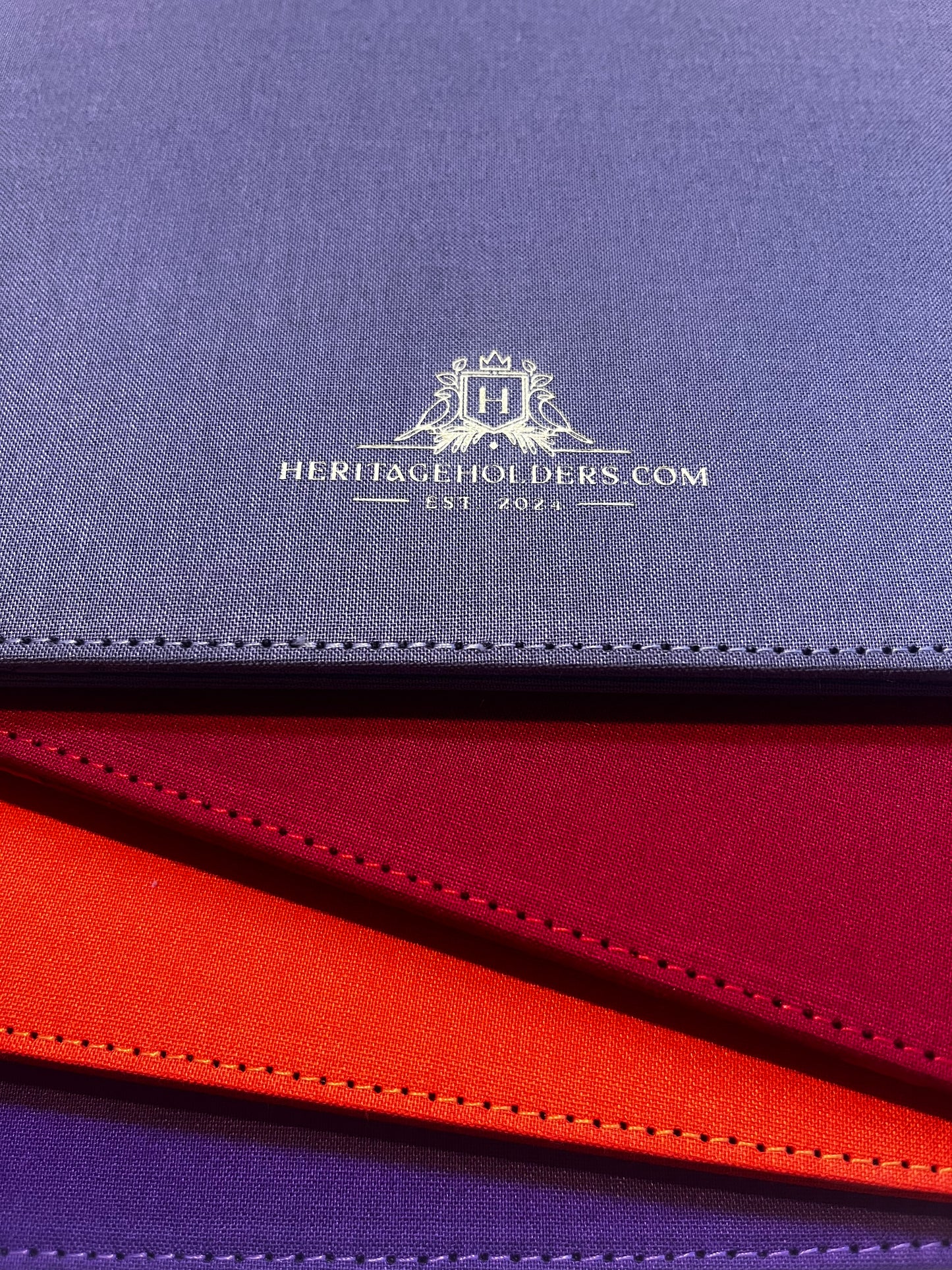 Executive Pedigree Registration Certificate Folder - Slate Noir