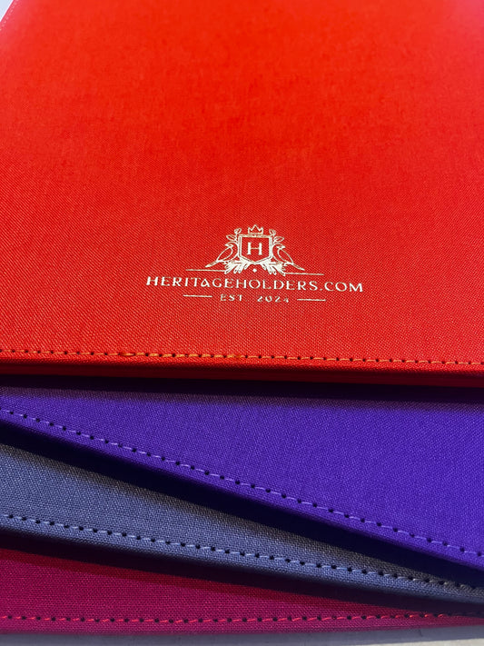 Executive Pedigree Registration Certificate Folder - Burnt Orange